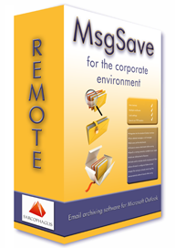 MsgSave Remote for email archiving
