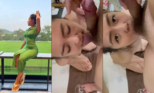 Em gái xinh nóng bỏng, thấy quay phim còn tạo dáng cute - không che